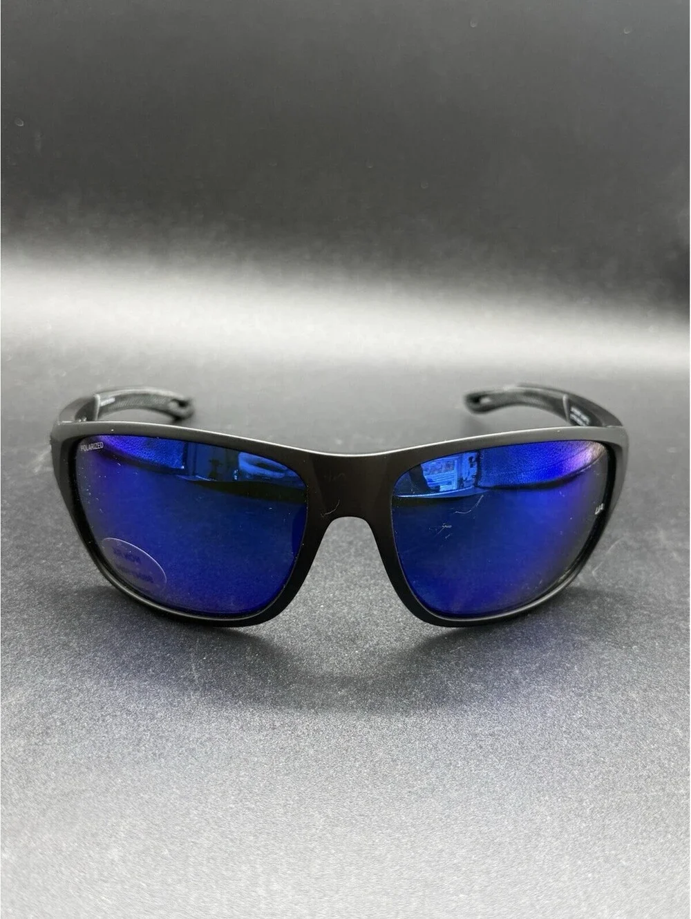 Under Armour UA Battle 0004/S Matte Black/Blue Polarized 65-16-135